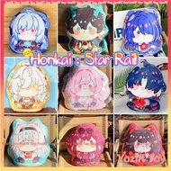 30cm Honkai : Star Rail Plush Pillow Anime Elysia Blade Aventurine Kafka Cosplay Double-sided Throw 
