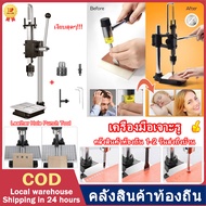 หนังHole Puncher Handเครื่องเจาะนิวแมติกมือกดPuncherเครื่องมือเจาะสำหรับงานฝีมือหนังDIYเจาะรู (Chuck