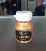 RJ gold paint cat warna emas water base cat air emas 80gram dan 250gram dan warna silver 80gram