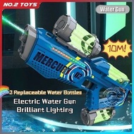 Summer Fully Automatic Electric Water Gun with Light Rechargeable Continuous Firing Party Game Kids 