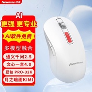 Newman AI Voice Mouse Artificial Intelligence Mouse AI Dialogue Translation Creation PPT Template Of