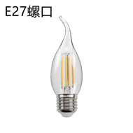 蠟燭燈泡 C35 時尚裝飾節日氣氛室內佈置工業風仿鎢絲復古懷舊藝術燈 清色 暖光 E27大螺頭