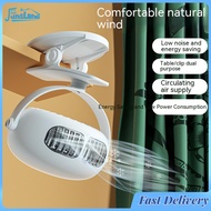FunsLane 5v/1a Portable Clip Fan 720 Degree 3 Levels Adjustable Speed Low Noise Leafless Design Air 