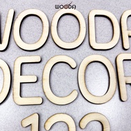 Plywood letters 20cm high - 1KOD - wall plywood letters, decorative letters