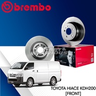 ORIGINAL BREMBO TOYOTA DISC BRAKE ROTOR & BRAKE PAD HIACE KDH200 FRONT (DEPAN)  IMPORTED