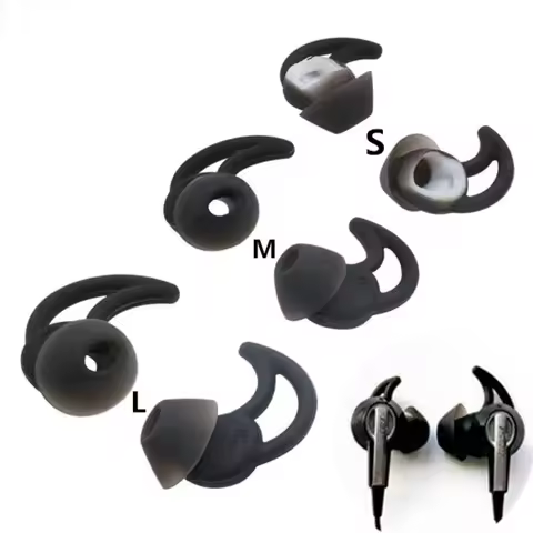 Silicone Replacement Earbuds Ear Tips for Bose QC20 QC30 SIE2 IE3 Soundsport Wileless Earphone Noise