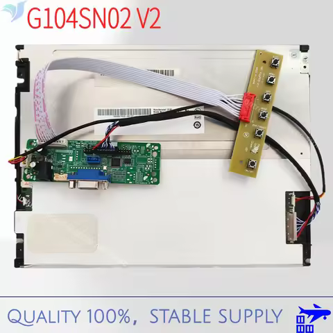 G104SN02 V.2 G104STN01.0 is suitable for AU original 10.4-inch G104VN01 V1 E204356 industrial LCD di