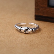 Hot Sale Retro Ring Love Hug Thai Silver Ring Open Ring Many Hot-selling Alloy Ring Gifts