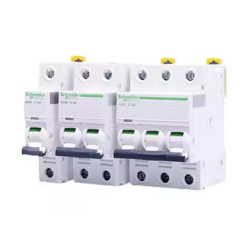 Schneider Electric IC65N Miniature Circuit Breaker Acti9 Series A9F18 IC65N Type C 1P 2P 3P 4P C10A