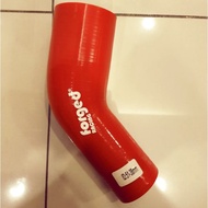 38mm to 51mm 38>51 mm 1.5">2" Forged Racing 45 degree Elbow Reducer Red Silicone Hose