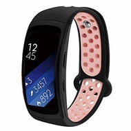 Compatible with Samsung Gear Fit2 /Fit2 Pro Band,Soft Silicone Replacement Strap Sport Band Brace...