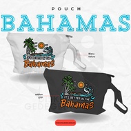 Discountgedegedean Pouch Souvenir Bahamas Wallet By Kota Bahamas Blacu Material with Zipper