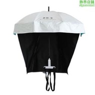 戶外工作傘防紫外線太陽傘披風背式遮陽傘釣魚傘可背式雙層隔熱傘