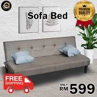 【FREE SHIPPING】Modern Foldable 4 Seater Sofa Bed 2 in 1 / Tilam Sofa 4 orang 2 in 1 /4人沙发床二合一