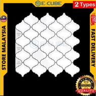 3D Arabesque Tiles Sticker Kitchen Bathroom Wall Tiles Sticker Self Adhesive Backsplash Clever mosaic 30.5x30.5cm