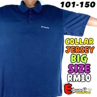 COLLAR JERSEY BIG SIZE [BRANDED] #bundle RM10