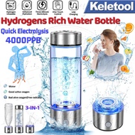 3in1 Hydrogens Rich Water Bottle Cup Generator 420ML Water Maker Rechargeable Portable Pure H2 Hydro