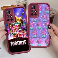 Wine Red Case for Xiaomi Redmi Note 11s 10 11 10s 2022 Z-39 Fortnite game