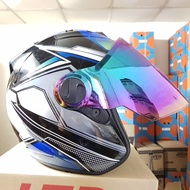 [ VISOR SAJA ] Original X-Dot XDOT G626a G626 Visor Helmet Siang Malam Hitam Tinted Rainbow Pelangi 