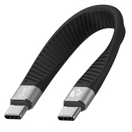 Afterplug Short USB4 Cable [40Gbps, 5 inch], 240W USB-C to USB C Charger for External SSD, MacBook P