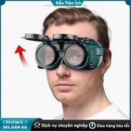 Double-layer welding glasses Welding mask Labor safety glasses Double-layer welding glasses welding 