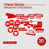 August sticker, August 17th sticker, Indonesian Independence Day sticker, Indonesian Independence Da
