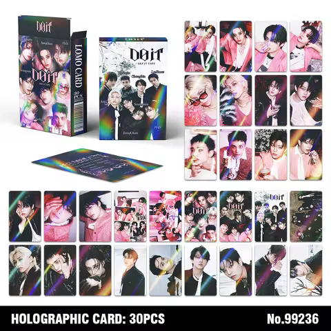 SKZOO 30 laser cards Stray Kids new specialized DO IT flash card SKZ bangchan felix hyunjin star pho