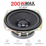 1PC 4 Inch 200W Car Coaxial Speaker Universal Vehicle Door Auto Audio Music Stereo Subwoofer Full Range Frequency Hifi Speakers
