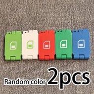 2Pcs (Random Color) Travel SIM Card And SIM Card Ejector Tool Holder, Mobile Phone Card Holder, Outd