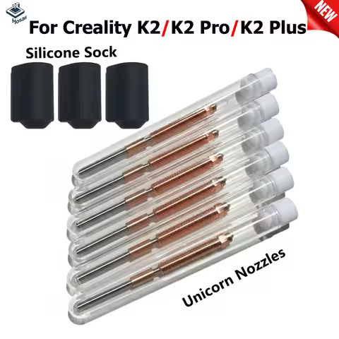 For Creality K2 Nozzle K2 Plus/K2 Hi replacement Nozzle Kit Combo Quick-Swap All-metal For Creality 