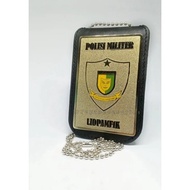 LIDPAMFIK DOMPET KTA LENCANA / ID CARD LENCANA POLISI MILITER