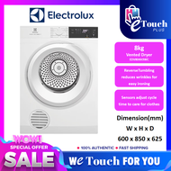 ELECTROLUX [ 7.5KG - EDV754H3WB / 8KG - EDV804H3WC / 9KG - EDV904H3WC ] VENTING DRYER mesin pengerin