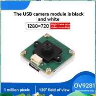 OV9281 1MP USB Camera Module 1280X720 120FPS High Frame Rate Global Shutter 120 FOV Resolution