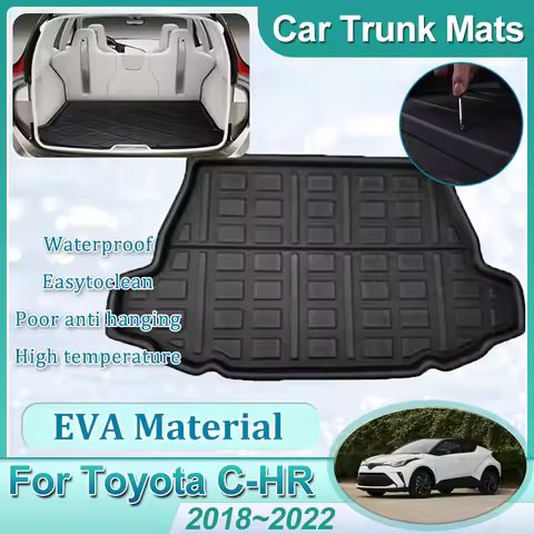 For Toyota C-HR 2018~2022 2019 2020 AX10 AX50 C HR CHR EVA Trunk Mat Anti-slip Protective Waterproof