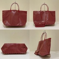 全新真品 GOYARD 高雅德亞 亮紅色 大款 GM 托特包 SAINT LOUIS TOTE BAG