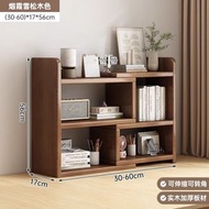 Others - 實木書架 桌面置物架 學生書桌收納櫃子 辦公室桌上轉角小型簡易書櫃