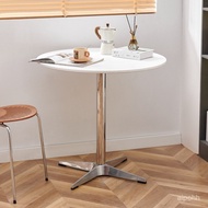 Korean vintage Eames dining table, popular with internet influencers and Instagram bloggers, aluminu