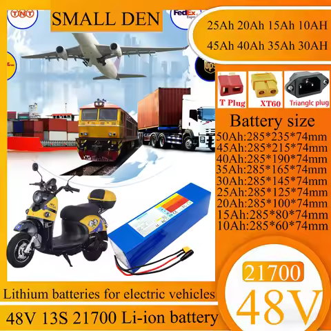 48V 50Ah 45Ah 35Ah 30Ah 25Ah 20Ah 10Ah 21700 lithium battery pack 2500W Motorcycle motor rechargeabl