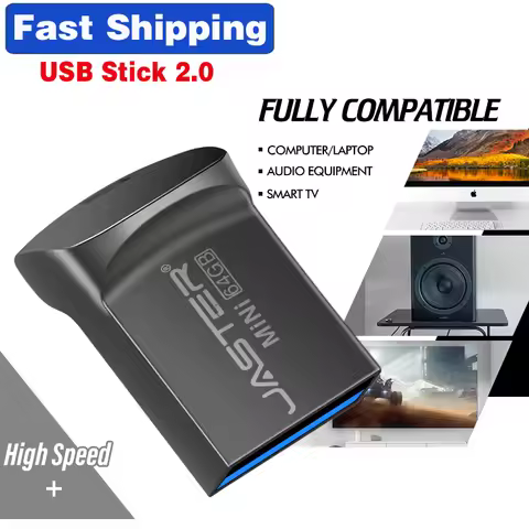Fast Shipping 2.0 USB Flash Drive 64GB Super Mini Metal Pendrive 32GB Pendrive 16GB Pen Drive 8GB Ex