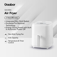 Gaabor 4.5L Air Fryer Oven Smart Unifo Heating 360 Hot Air Circulation Automatic Power Off GA-E45A