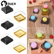 SUERHD 50Sets Square Moon Cake China Mid-Autumn Festival Hot Wedding Party Christmas Cupcake Packaging Packing Box