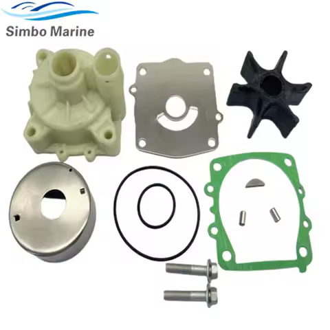 6N6-W0078 Water Pump Impeller Kit For Yamaha 2-Stroke 115 130 HP Outboard Motor 6N6-W0078-00 6N6-W00