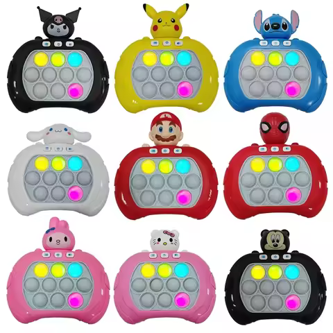 Children's and Adult Electronic Push Games, Pushit Pro, Super Bubble Pop, Light Push Up, Fidget Toys