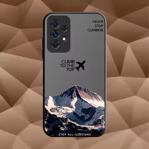 Snow Mountain Aircraft Case For Samsung Galaxy A05 A05S A33 A54 A24 A34 A14 A53 A23 A13 A52 A52S A32