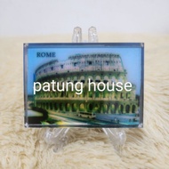 Fridge Magnet Fridge Magnet Souvenir Country Italian Roman RomanITALIA Blue Acrylicbiru