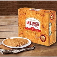 [Crown] Korean Butter Waffle Biscuit 316g – Classic Crispy Snack with Rich Butter Flavor