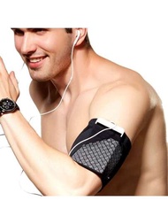 跑步彈性手臂帶手機袋,旅行戶外運動手腕包適用於健身器材
