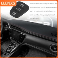 3/5 Car Key Button Cover 3-keys Rubber Accessory with Automotive Skin Replacement Mark for I10/I20/I