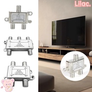 LILAC Coaxial Cable Antenna, TV Satellite Splitter Cable TV Signal Receiver Distributor TV Antenna Satellite Splitter, Connecting TV Signals Cable Signal Splitter