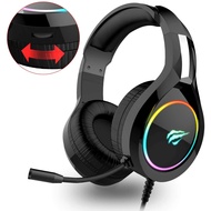 havit RGB Wired Gaming Headset PC USB 3.5mm XBOX / PS4 Headsets with 50MM Driver, Surround Sound &amp; HD Microphone, XBOX O